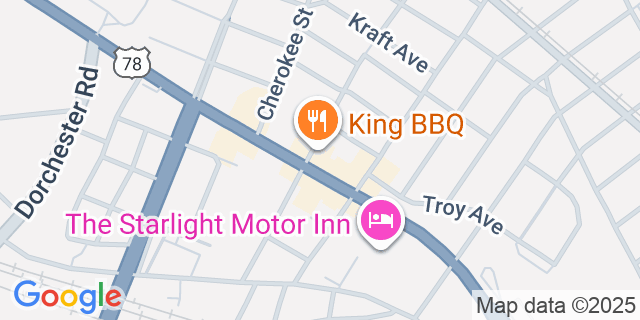 Map showing location