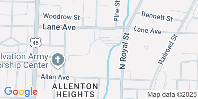 Map showing location