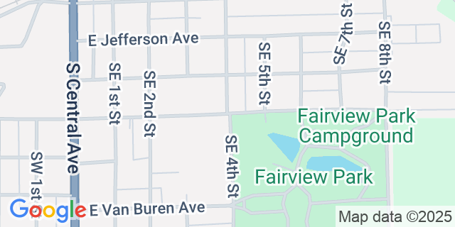 Map showing location