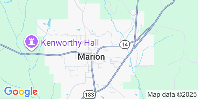 Map showing location